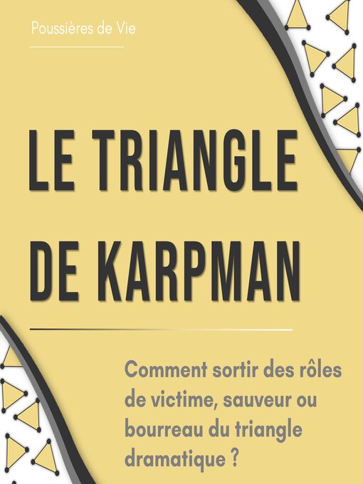 Cover image for Le triangle de Karpman
